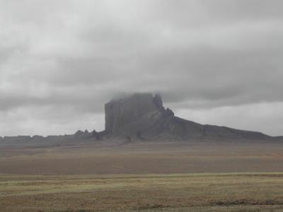 Clouded Shiprock