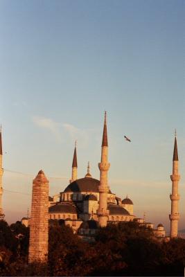 Blue Mosque, Istanbul, from our hotel roof