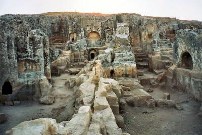 Pere, site near Adiyaman with many rock tombs