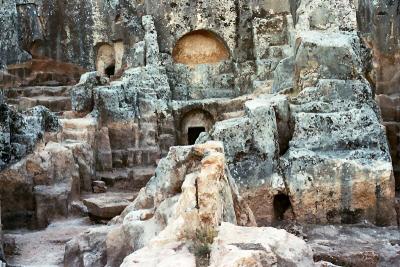 Pere, site near Adiyaman with many rock tombs