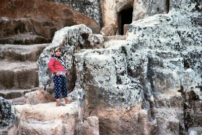 Pere, site near Adiyaman with many rock tombs