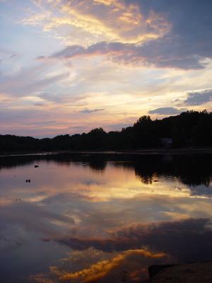 Sunset at The Lake