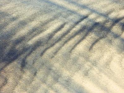 Shadows on Sand Closeup