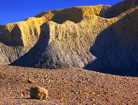 Rock Near Ash Strata