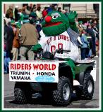 The Red Baron Does Advertising Saint Patrick Parade Style.