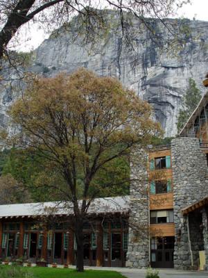 The Ahwanee Beneath the Cliffs