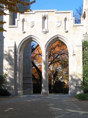 Dickinson Hall Arch Fall