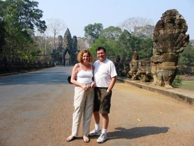 Ed & Diane at Angkor Wat