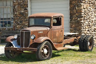 Old International Truck Chassis