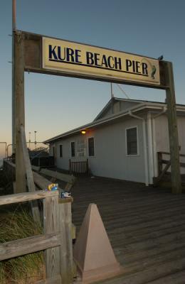 Leg 21_The entrance to the Kure Beach Pier, where you never meet a stranger..........