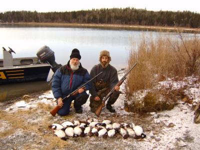 chuck & heath with 24 ducks 11-01-04.jpg