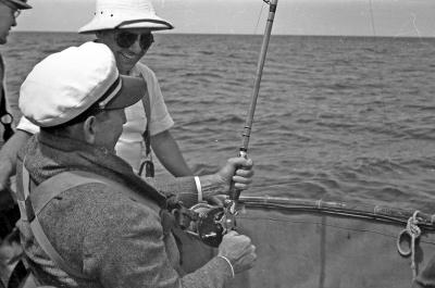 Tuna Fishing Trip in 1938