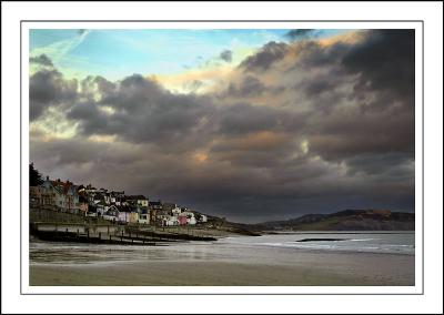 Gathering storm, Lyme Regis