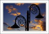 Lamp-posts, Lyme Regis