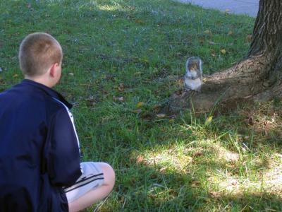 Matthew finds a friend