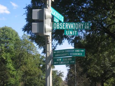 At the Naval Observatory just off Embassy Row