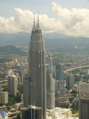 The Petronas Towers from the Menara Tower
