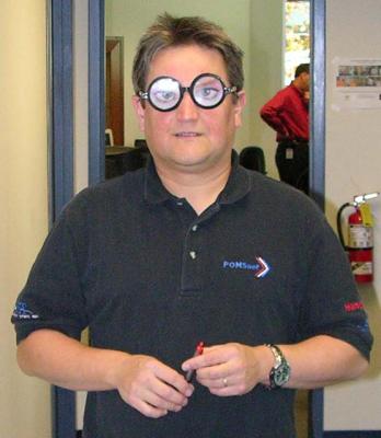 Engineer with Wierd Eyes
