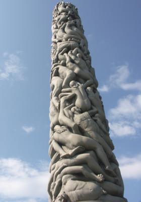Vigeland Sculpture Park Monolith (Norway) by len_taylor