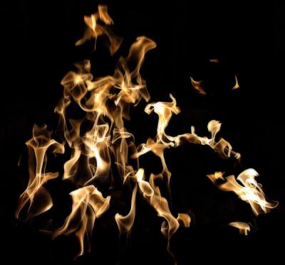 dancing flames by Peggy