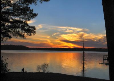 Sundown on Lake Darbone *