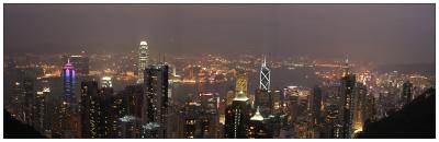 Hong Kong skyline night