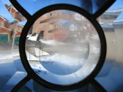 OK so we'll take a look through the front door then instead