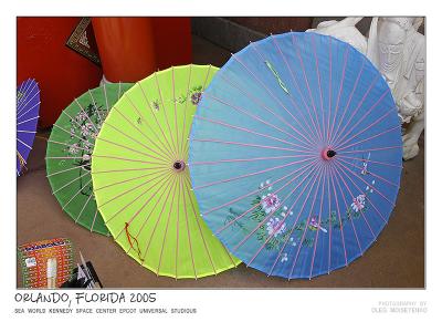 Chinese silk umbrellas I