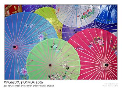 Chinese silk umbrellas III *