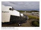 Space shuttle Explorer /front view/