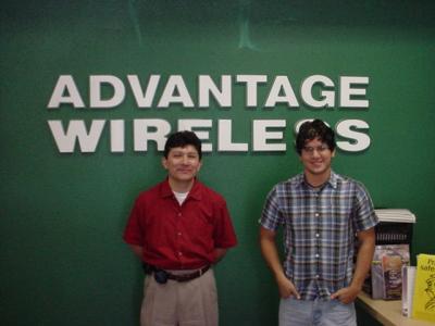Julio and Esteban  at Advantage Wireless