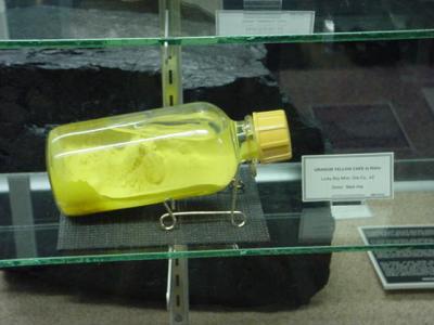 Uranium Yellow Cake in Water
