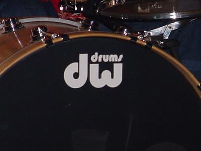 Joe on drums