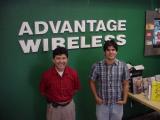 Julio and Esteban <br> at Advantage Wireless