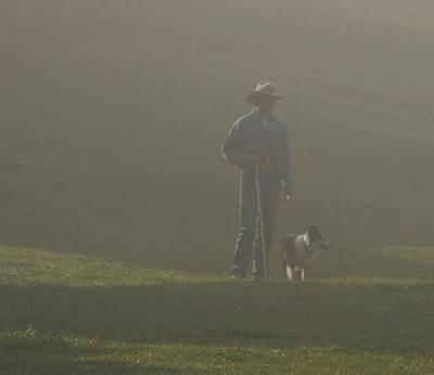 waiting for the fog to lift