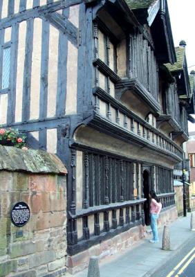 old timber framed hospital