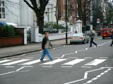 Rob Crossing the Road