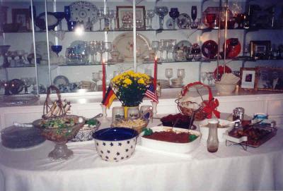 German Dinner at Linda and Hans' home, September, 1999