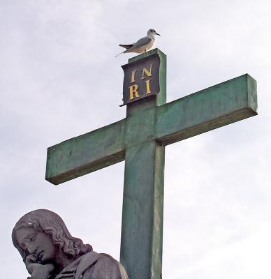 The Bird, The Cross, The Statue