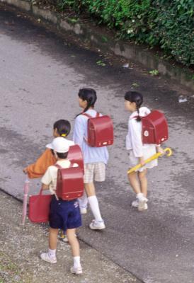 Four red bags