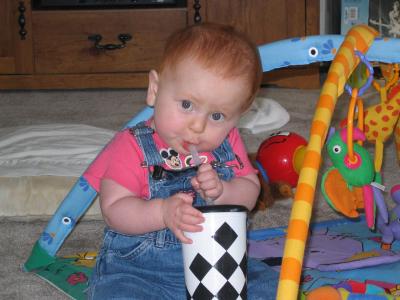 Tay prefers this over her sippy cup