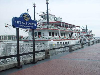 Riverboat at the Savannah Docks