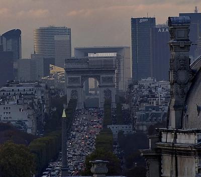 Place de la Concorde / L'Arc de Triomphe / La Grande Arche de la Defense