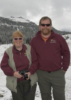 Lee and Margaret at Togwotee Pass