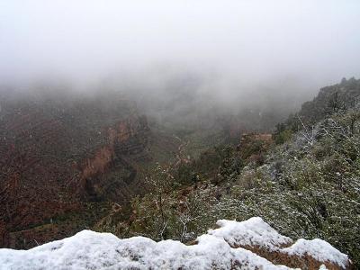 Snow turns to rain