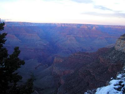 Sunset overlooking Plateau Point