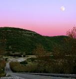 Fall Moonrise in Hill Country II