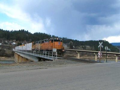 Union Pacific at Bonners Ferry