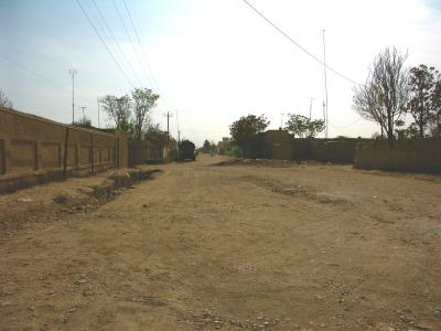 We lived in this street while the camp was being built