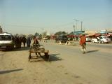 Main street in Mazar-E-Sharif before peak hour